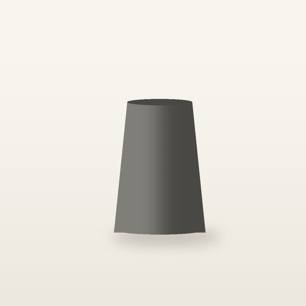 Kumiko Pen Cup — minimalist desk object photographed against a plain neutral backdrop