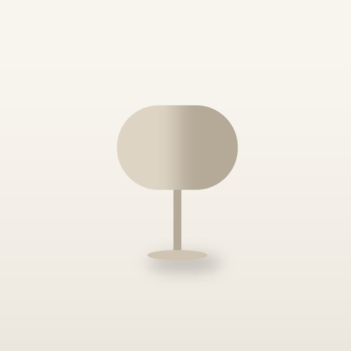 Yugen Column Lamp — warm ambient light object photographed against a plain neutral backdrop
